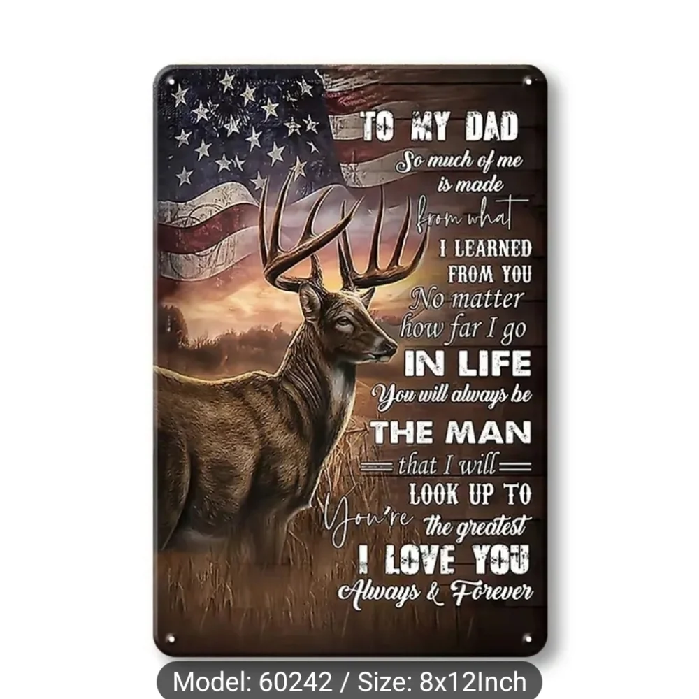 DAD gift metal sign